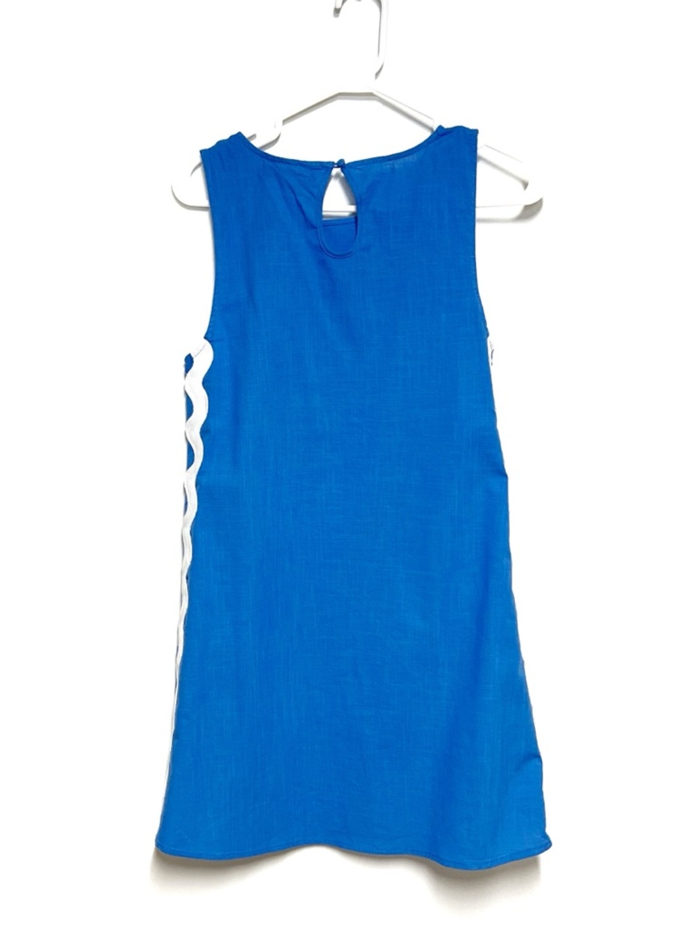 NWT Mister Zimi Margot Mini Ric Rac Dress in Caribbean Blue Sz US 4 - Picture 5 of 9